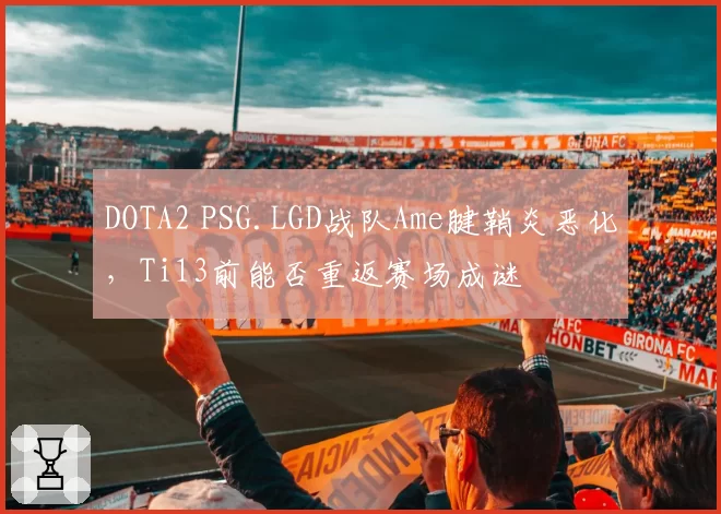DOTA2 PSG.LGD战队Ame腱鞘炎恶化，Ti13前能否重返赛场成谜