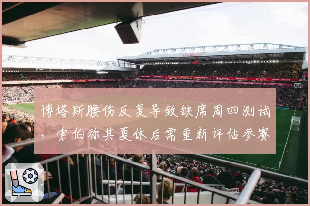 博塔斯腰伤反复导致缺席周四测试，索伯称其夏休后需重新评估参赛状态