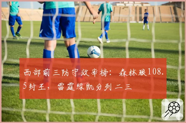西部前三防守效率榜：森林狼108.5封王，雷霆绿凯分列二三