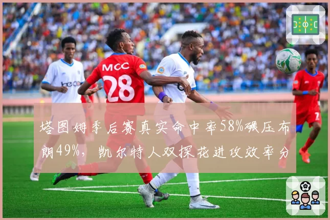 塔图姆季后赛真实命中率58%碾压布朗49%，凯尔特人双探花进攻效率分层